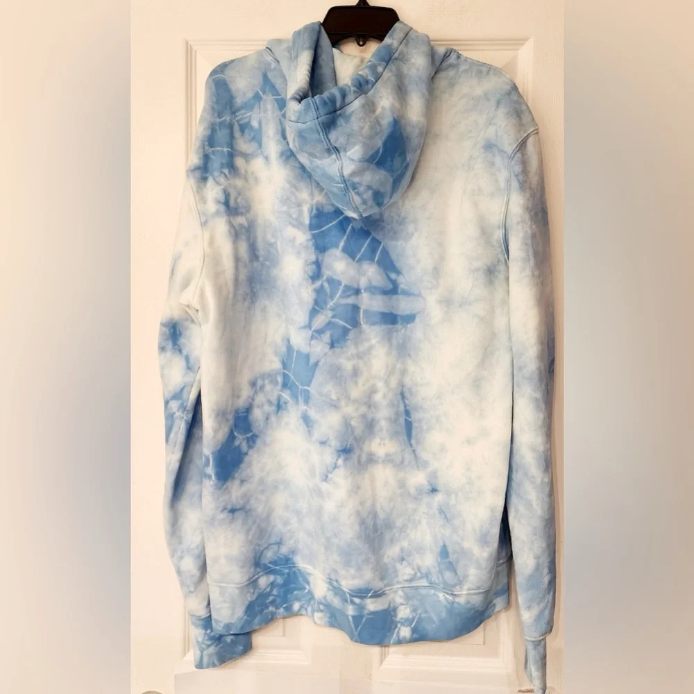 Rip Curl Cloud Tie-Dye Cotton Hoodie in Men’s Blue/White Size Large - Picture 5 of 10